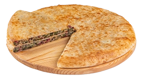 Осетинский пирог с сыром и свекольными листьями